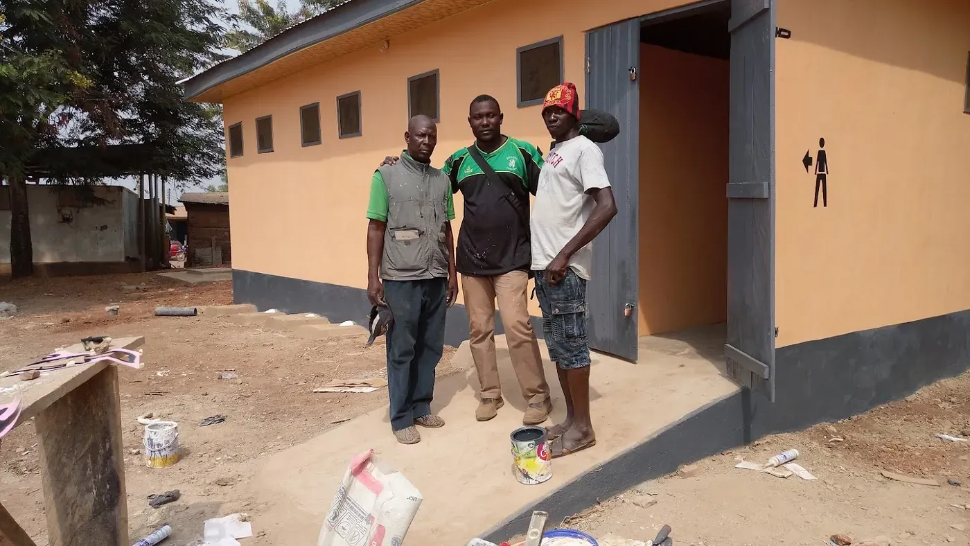 Construction of community sanitation hubs at Nkwanta and Dambai, 2016